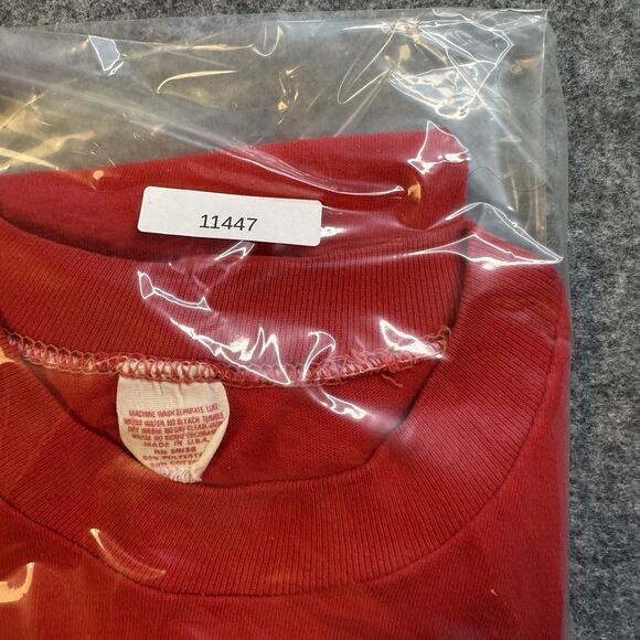 Vintage Dodge Charger Daytona Red T-Shirt SZ S/M Red Single Stitch *Small Spots* - Picture 10 of 14